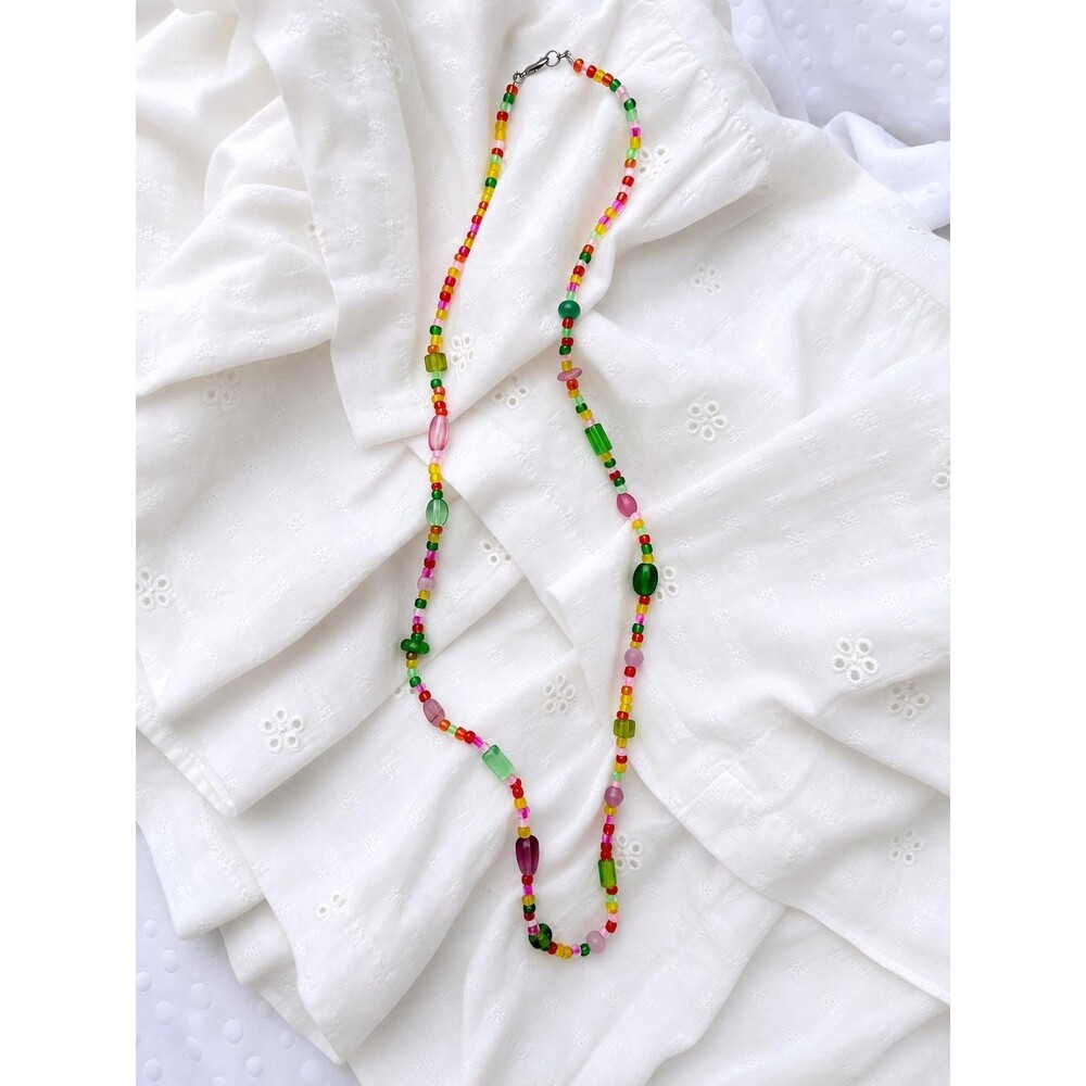 Sweet Meadow Bead Box Necklace